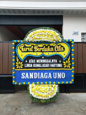 Papan Bunga Duka di Pondokaso Tonggoh